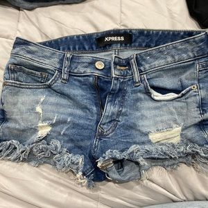 Shortie relaxed low rise shorts